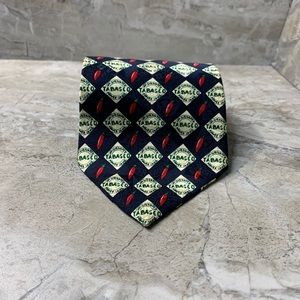 Tabasco men’s silk necktie
